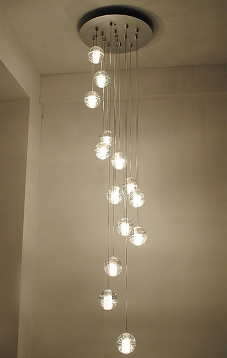 Люстра Modern g4 led Bubble Crystal Ball Ceiling Light