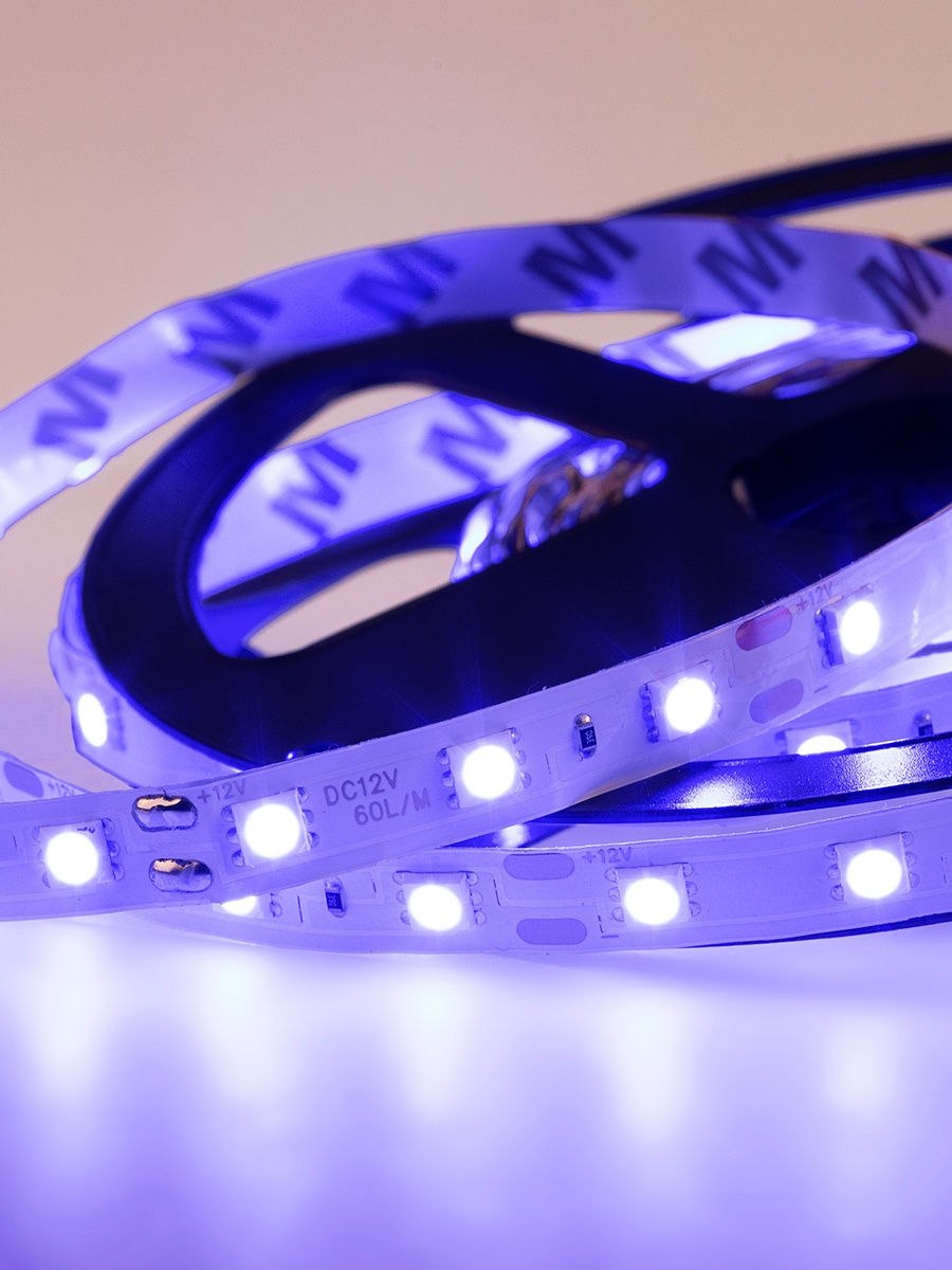 Светодиодная лента 60 led 14,4w ip20 теплый белый
