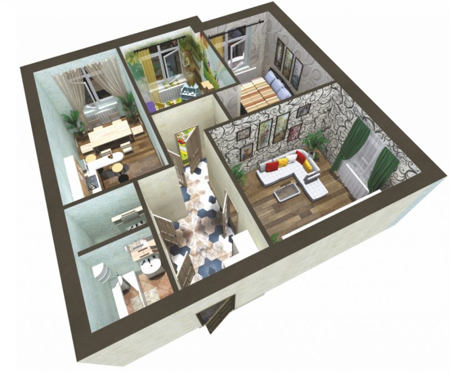 Floorplan 3d проекты