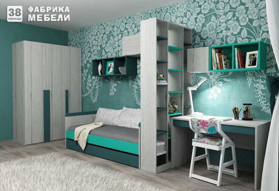Мебель для молодежной комнаты