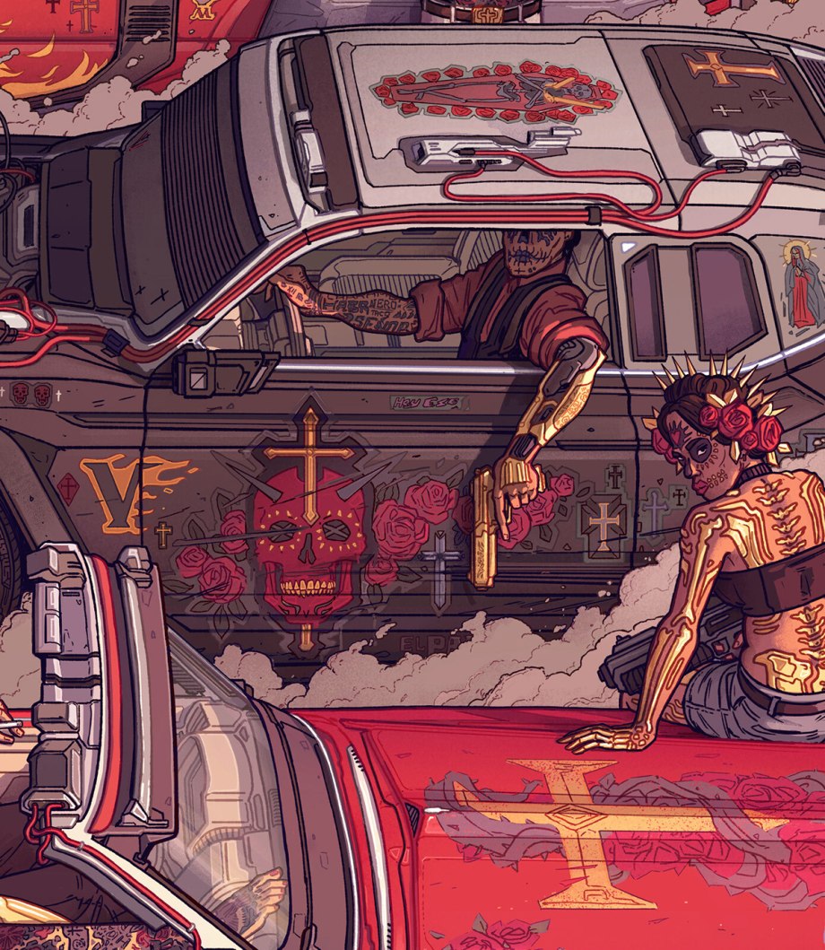 Валентино киберпанк 2077