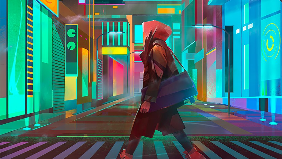 Cyberpunk City неон
