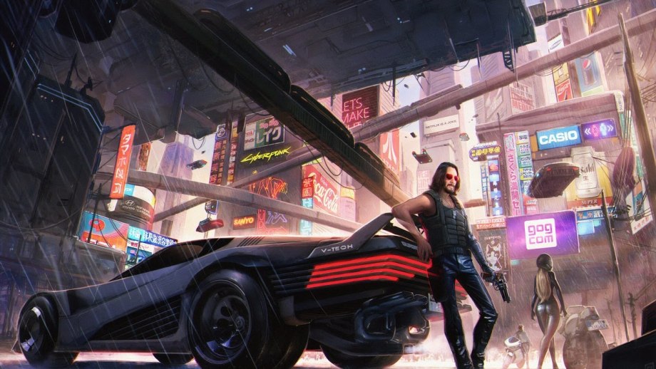 Картина по номерам Cyberpunk