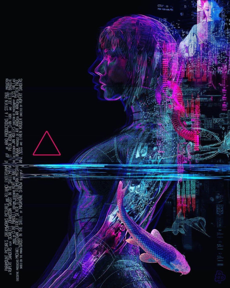 Cyberpunk 2077 Art призрак в доспехах