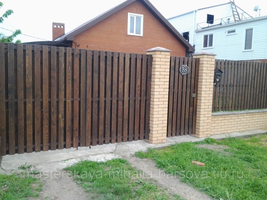 Штакетник п-образный а 0,45 pe RAL