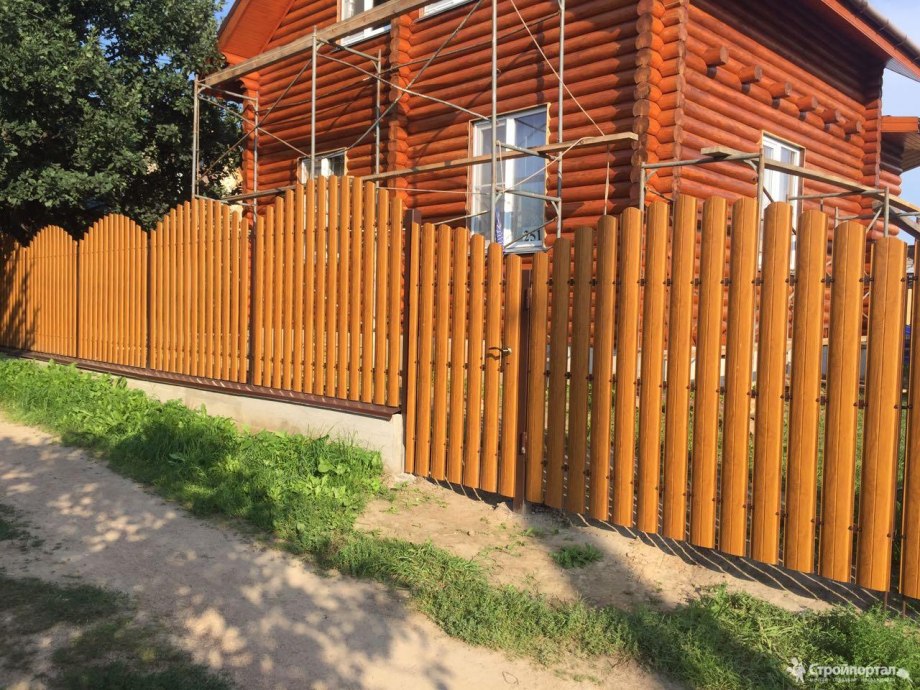 Металлический штакетник Баррера