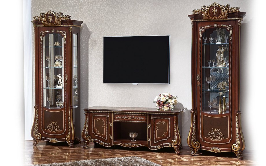 Стенка Кардинал 1200 с витражом фабрика