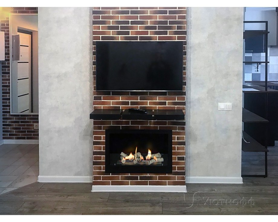 Встроенный биокамин Lux Fire кабинет 1130 s