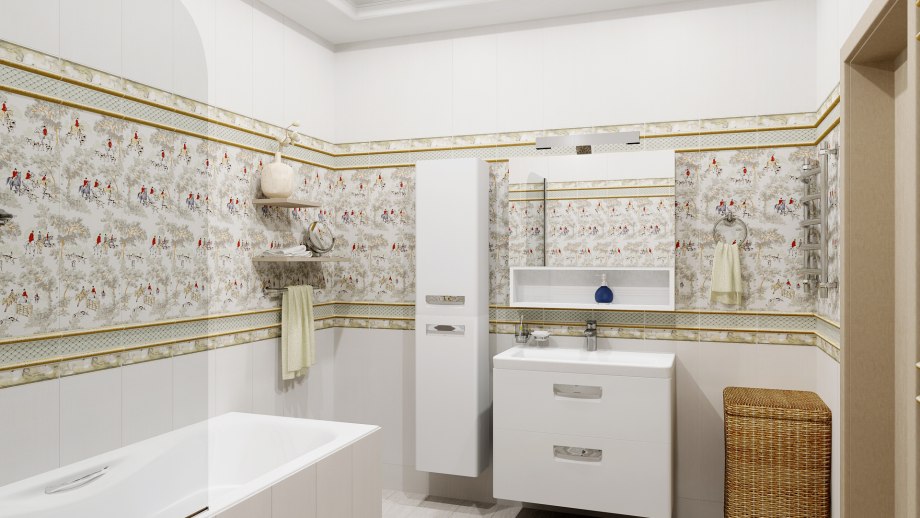 Керамическая плитка настенная Kerama Marazzi Суррей голубая 20х20 см