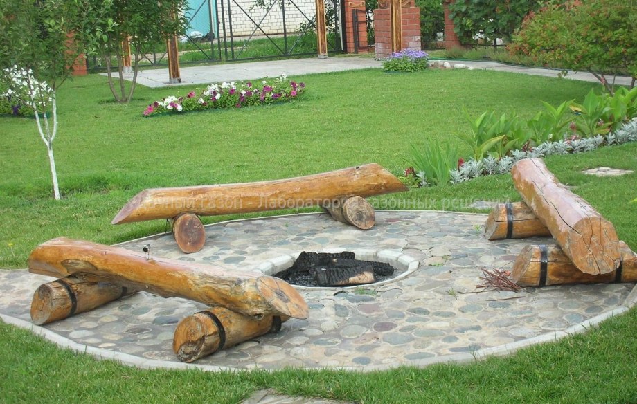 Место для костра на участке