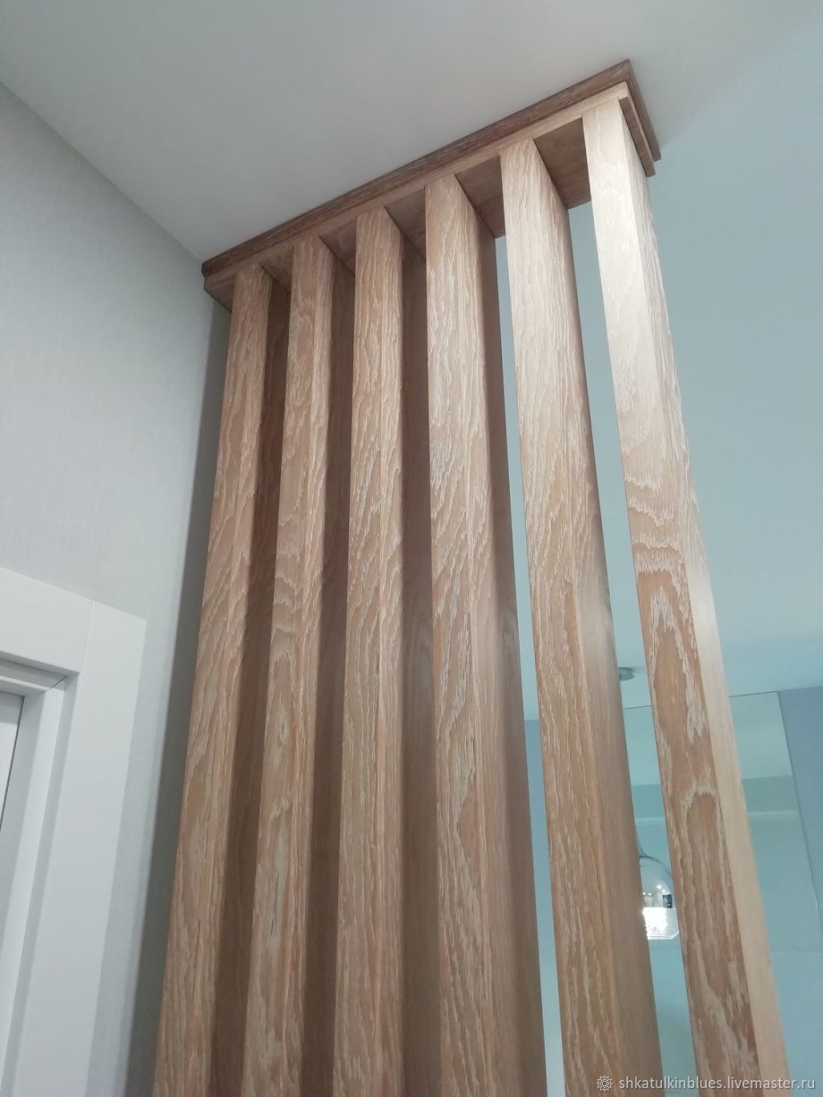 Реечная перегородка, 100х50х2500мм