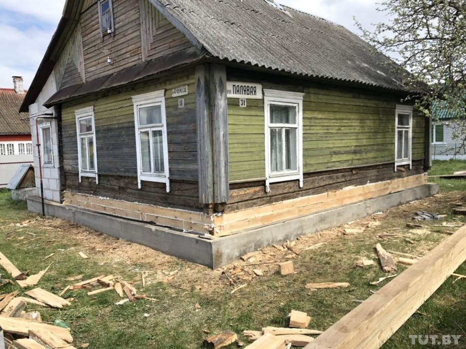 Реконструкция старых домов до и после