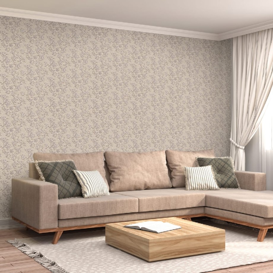 Обои бумажные МОФ Ecostyle 334512-3 0.53 м цвет коричневый