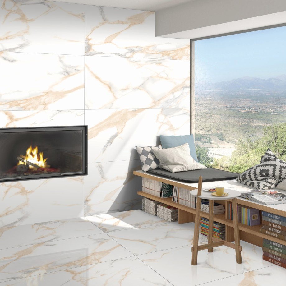 Плитка qua Granite Calacatta Goldie (Турция