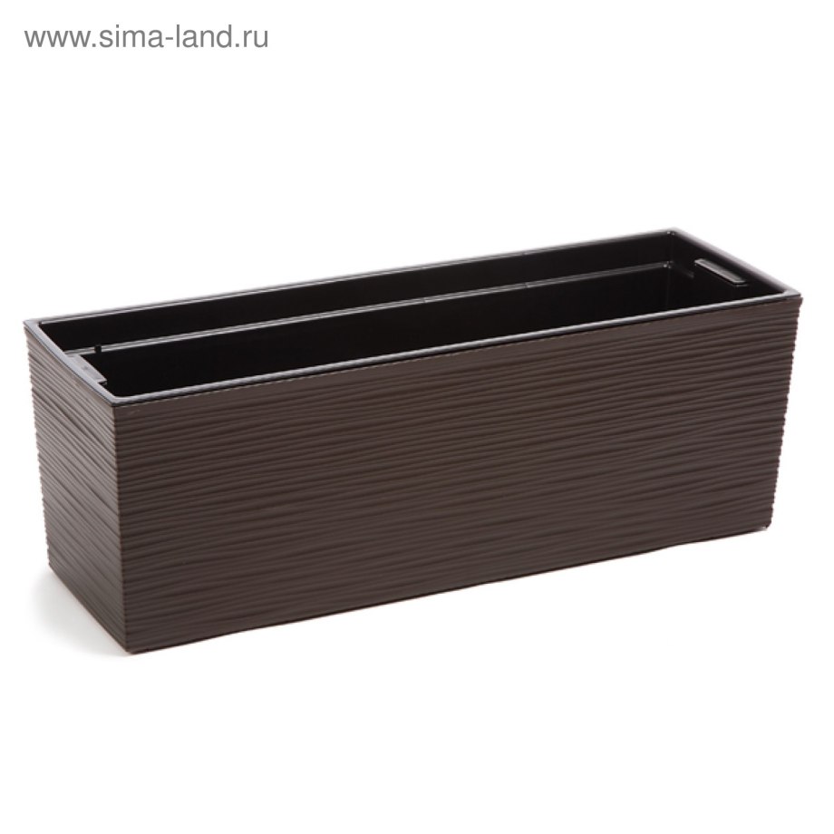 Кашпо для цветов Prosperplast tubus Slim Shine антрацит 2 предмета 15 и 27л dtus300s-s433