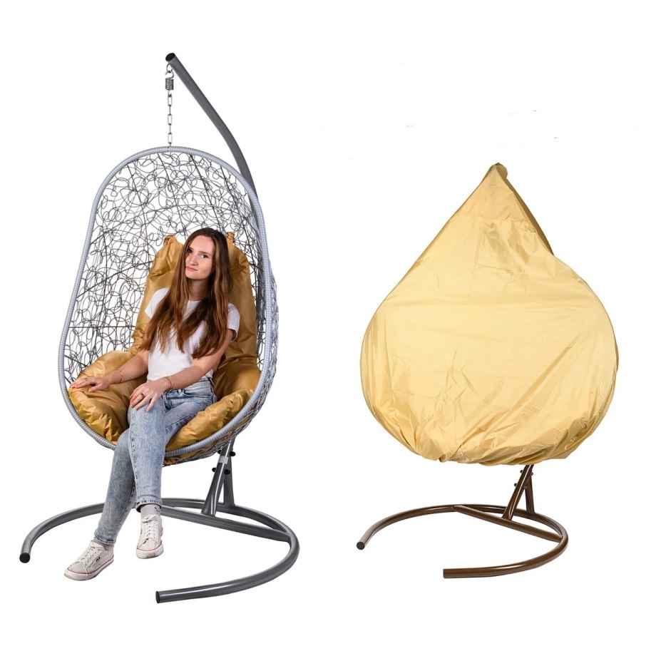 Садовые качели 105х105х195 см, BIGARDEN tropicagrayg