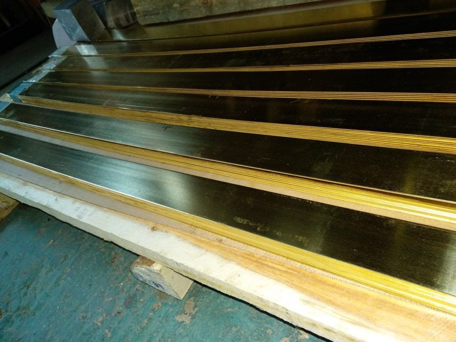 Латунная полоса 50x10