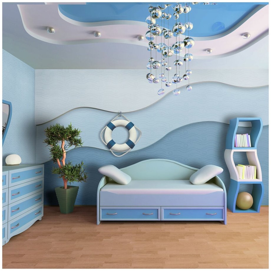 Стеклообои Wellton Decor волна wd730, 1х12,5м.