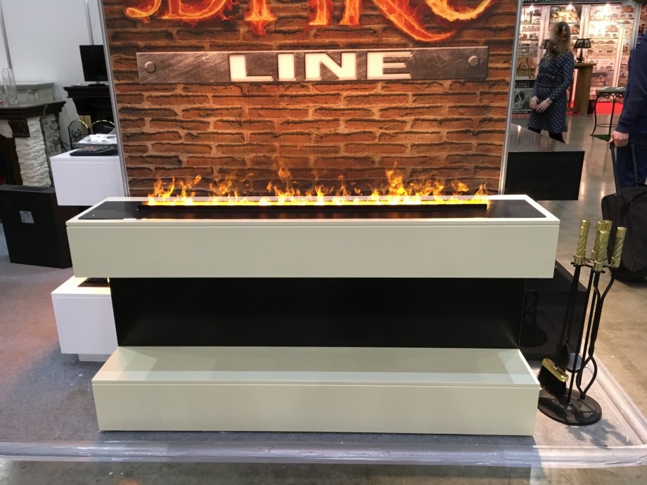 Электроочаг REALFLAME line-s 150 3d Matte Black