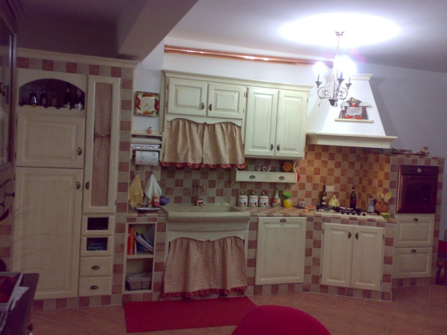 Кухонные шкафы со шторками