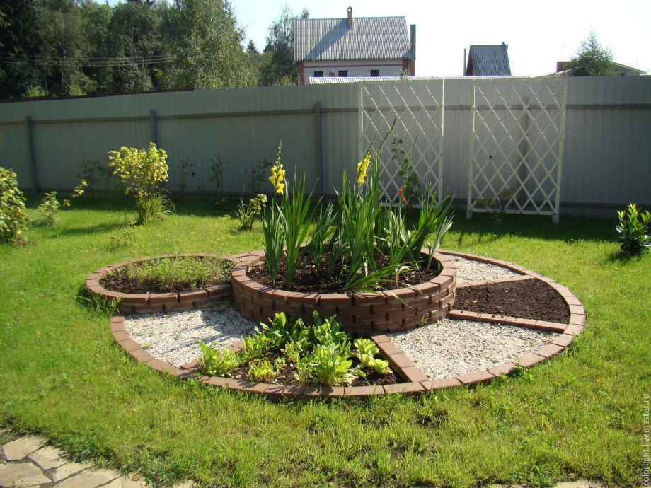Клумбы на дачном участке