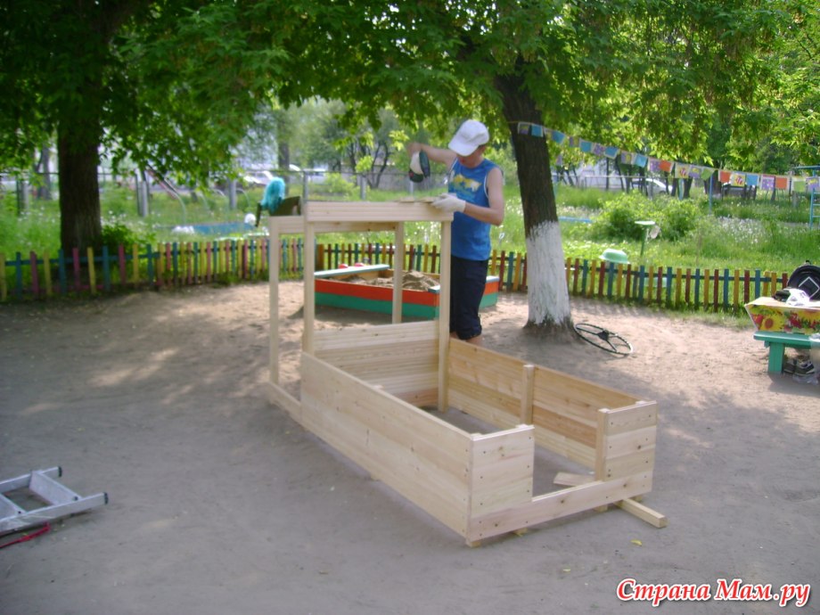 Машинка в детский сад на площадку