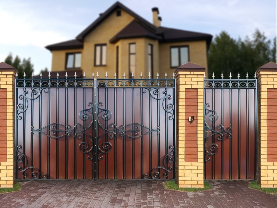 Металлопрофильные ворота Олимпия