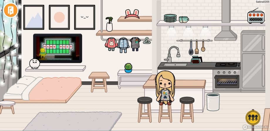 Toca World дом