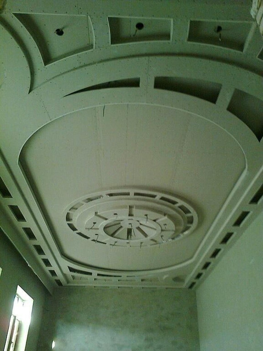 Гипса кардон потолок фигура фото