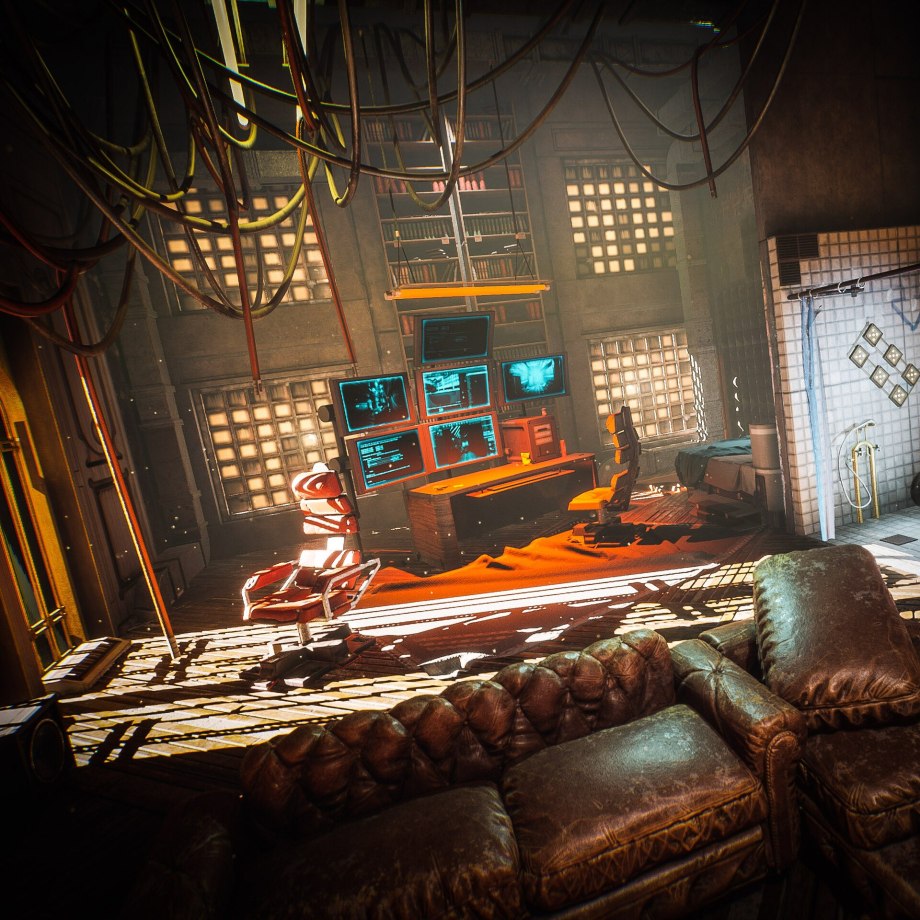 Cyberpunk 2077 мотель комната