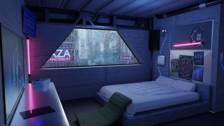 Киберпанк 2077 интерьеры