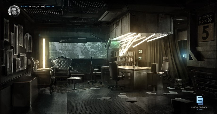 Киберпанк 2077 комната