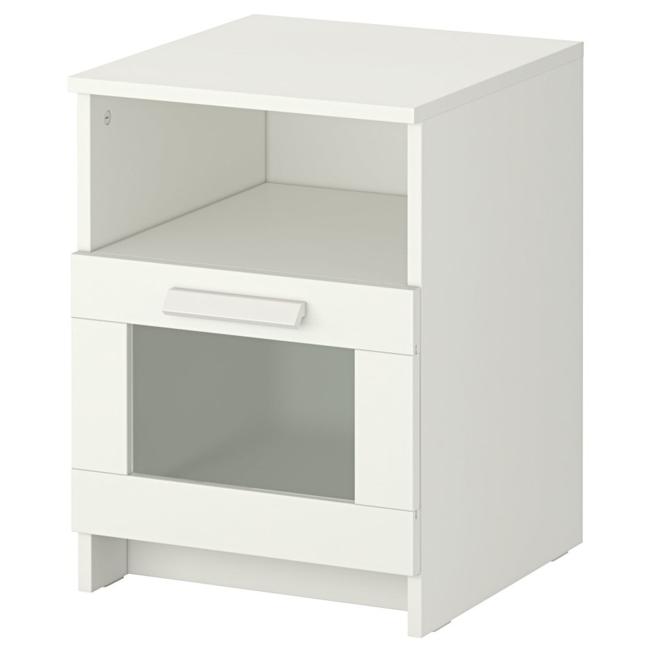 Malm МАЛЬМ комод с 2 ящиками, дубовый шпон, беленый40x55 см