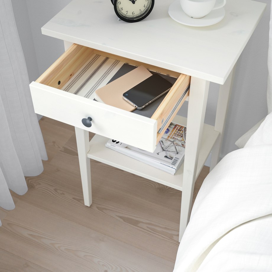 Småstad смостад / Opphus ОПХУС комод с 6 ящиками, белый с рамой60x57x123 см