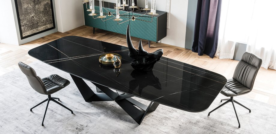 Обеденный стол Skorpio Keramik Cattelan Italia