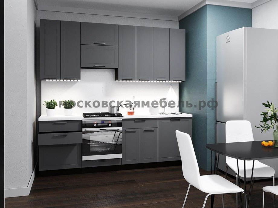 Кухня с фар Уком под мрамор