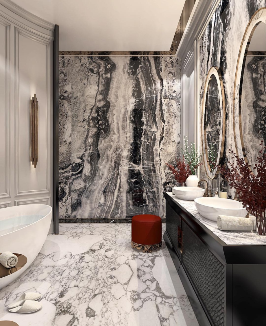Black Marquina мрамор