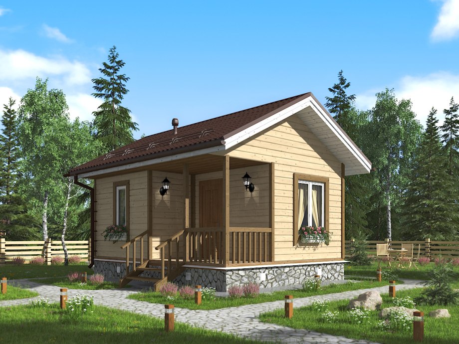 Дом из профилированного бруса 6х9