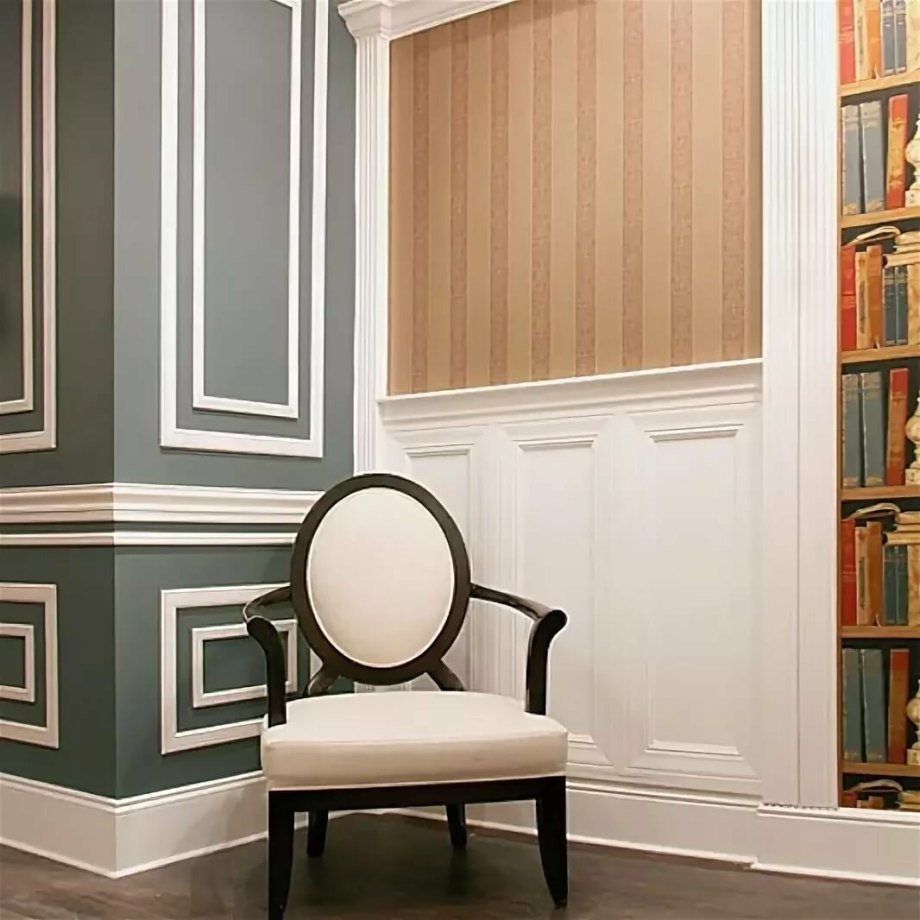 Wainscoting панели в интерьере