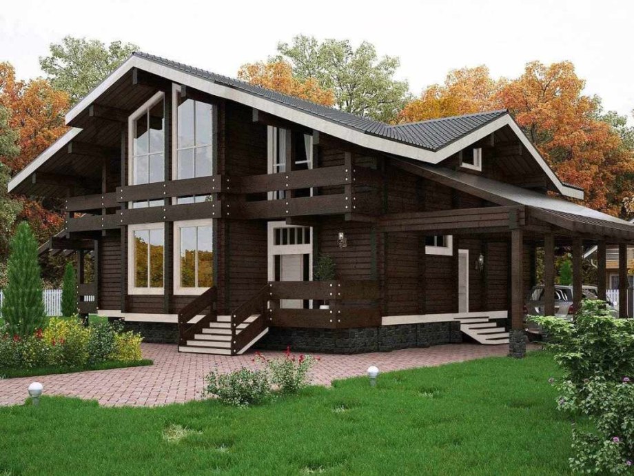 Загородный дом на Медном озере "Honka" 450м2