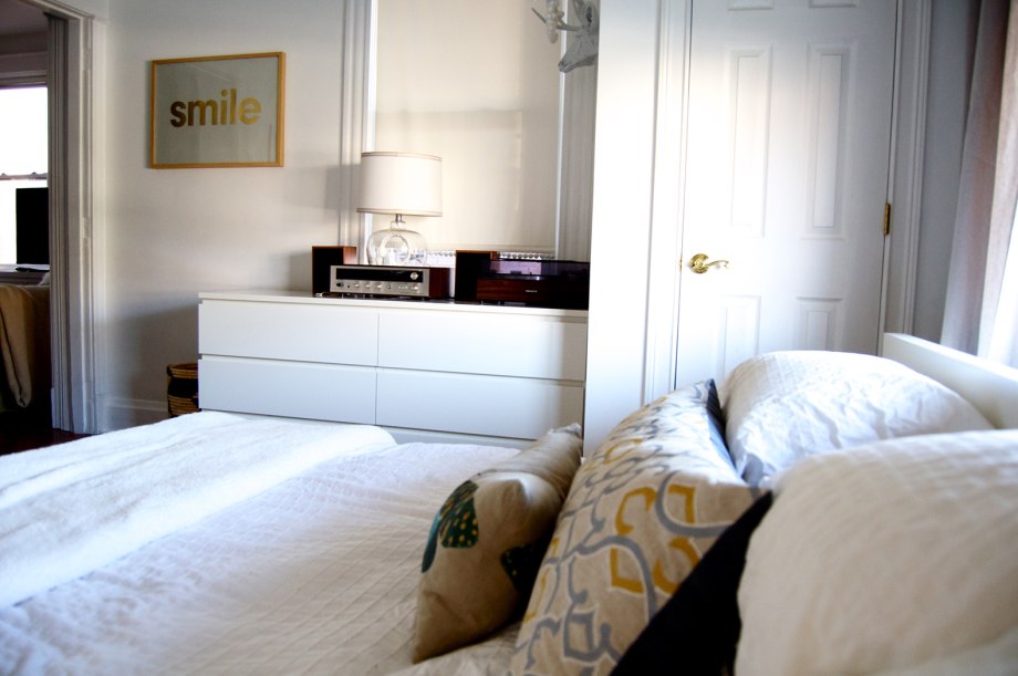 Hemnes ХЕМНЭС стеллаж, белая морилка/светло-коричневый90x197 см