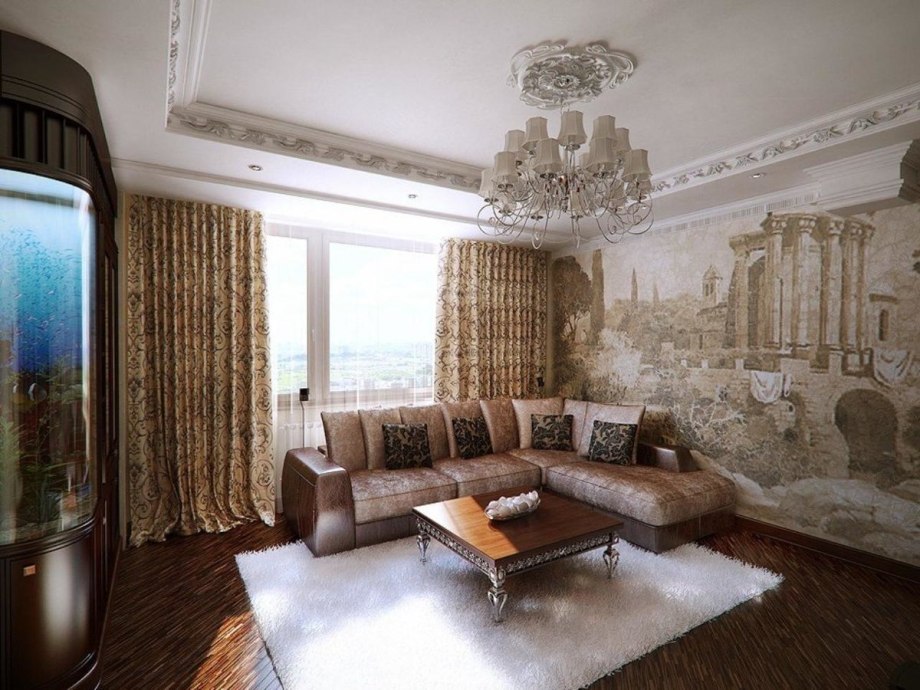 Affresco фрески в интерьере кухни