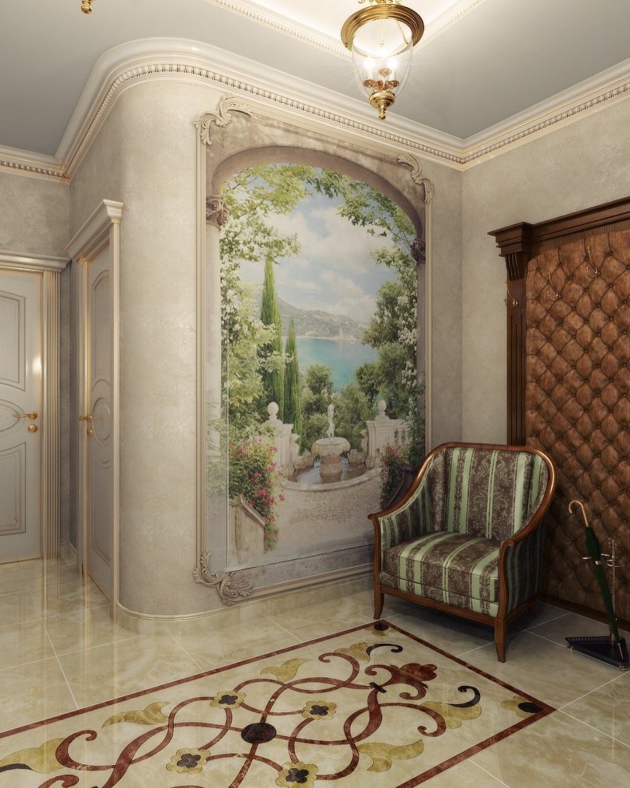 Фрески в современном интерьере Affresco