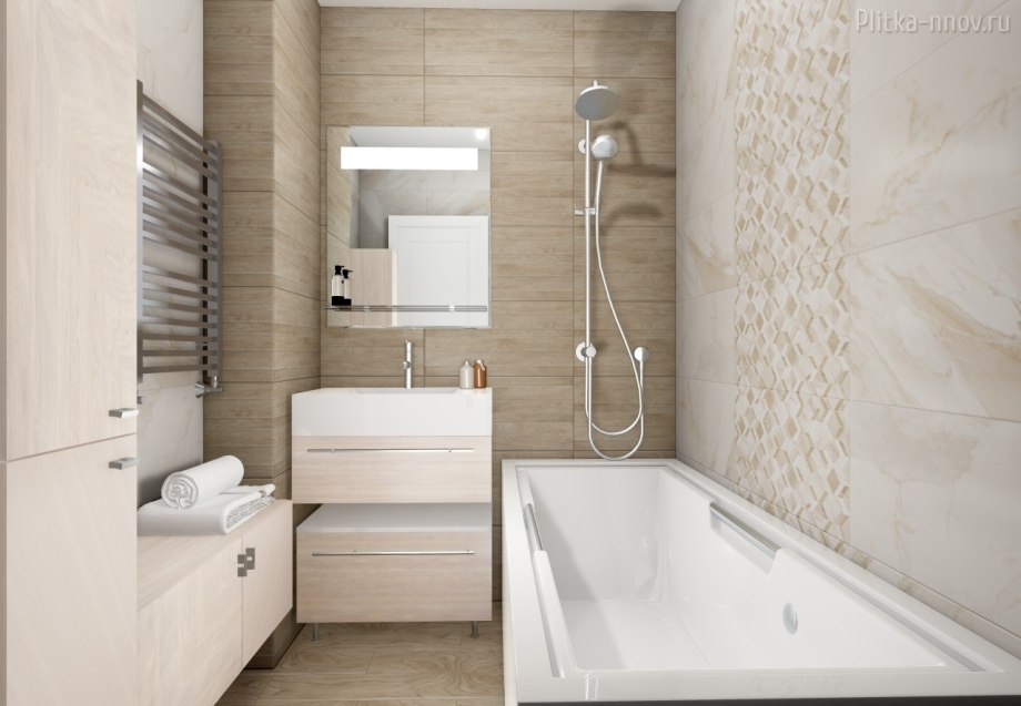 Керамическая плитка Керлайф Calacatta Gold Rombi настенная 31,5x63