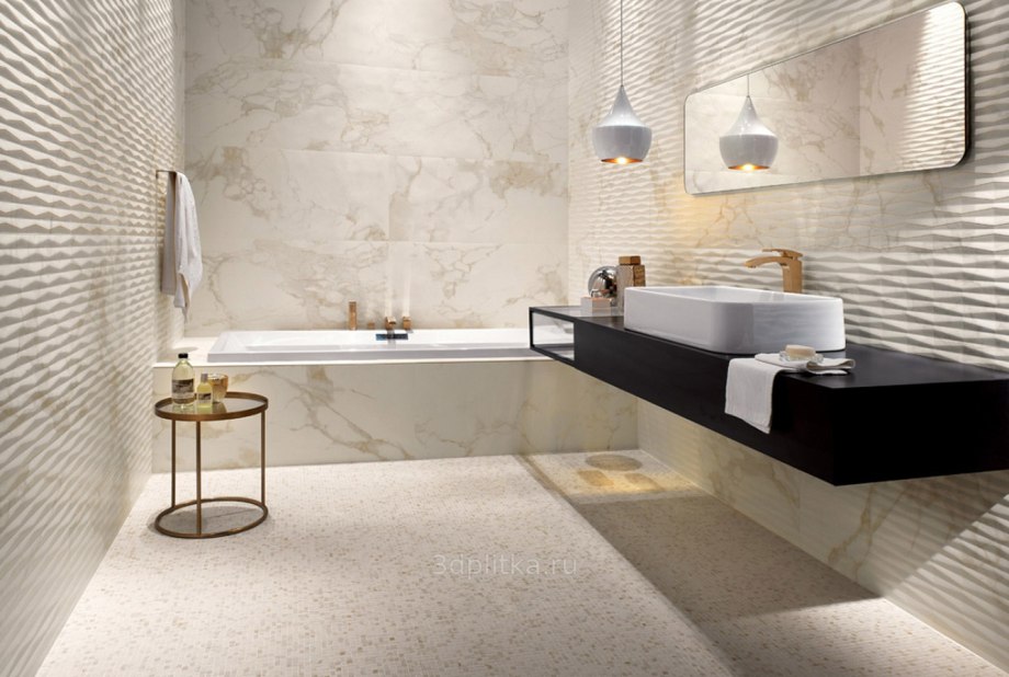 Плитка 31.5*63 Onice scuro Fiori