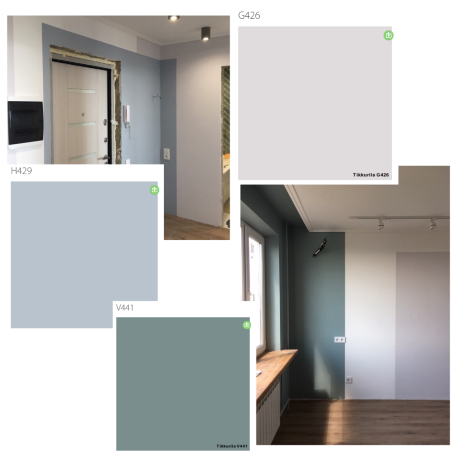 Tikkurila 3158 в интерьере