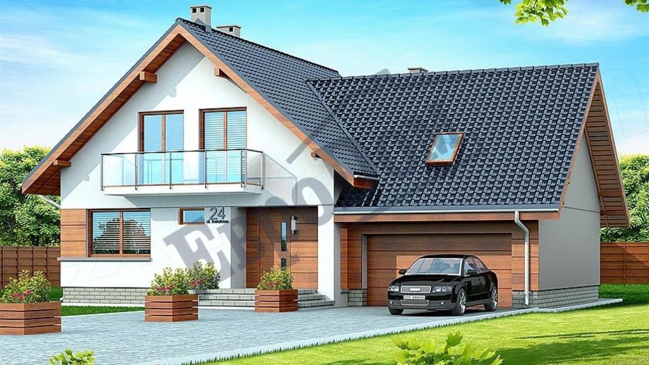 Дом кирпичный 110 кв.м с мансардой