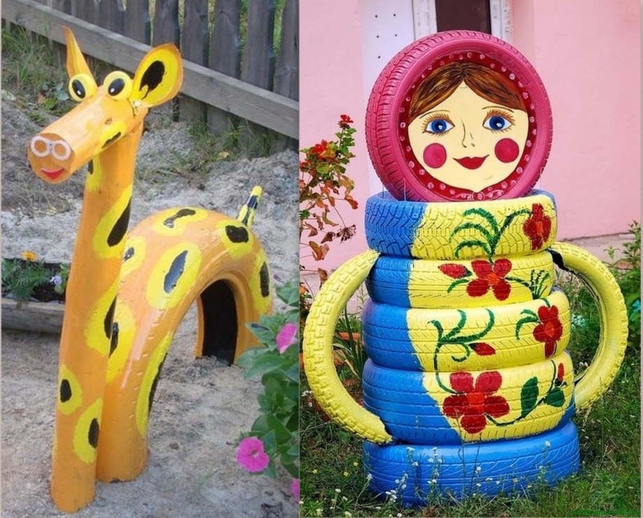 Поделки для сада
