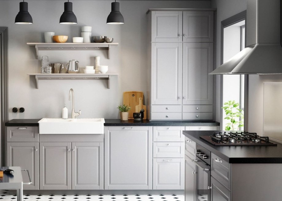 Угловая кухня ikea