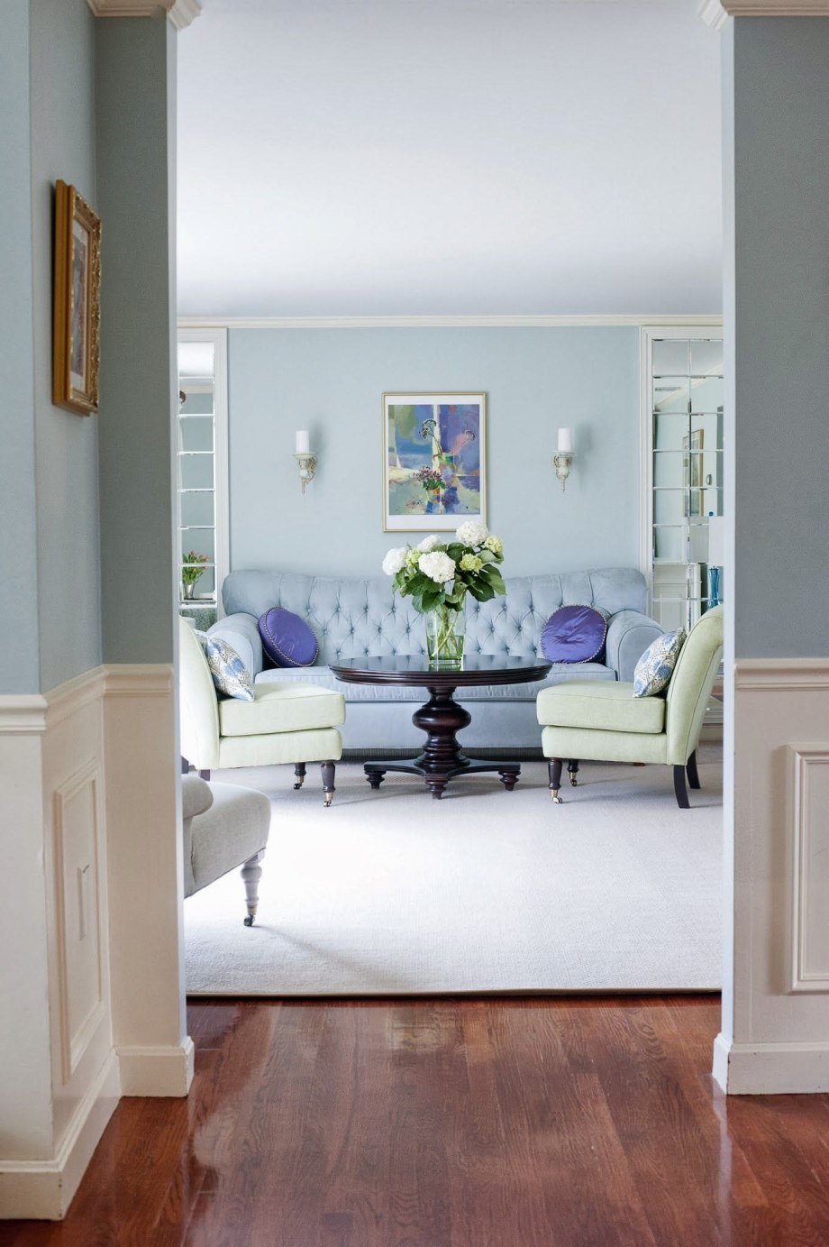 Benjamin Moore голубая краска